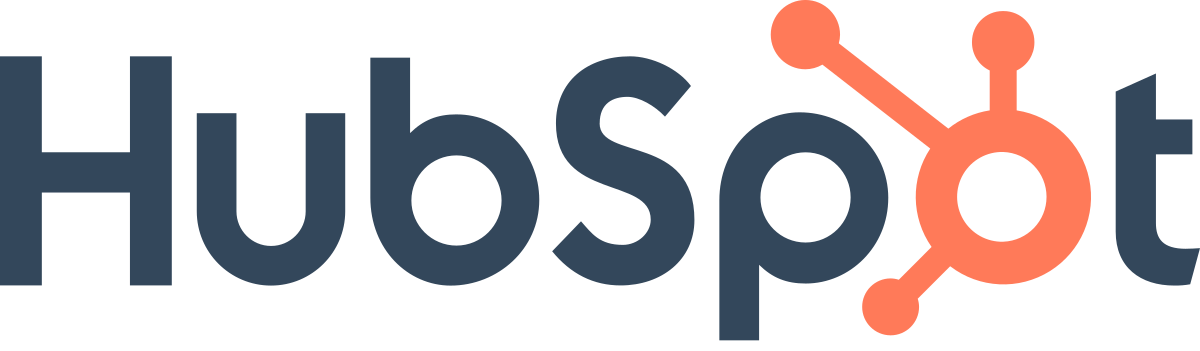 Hier ist das HubSpot Logo zu sehen.